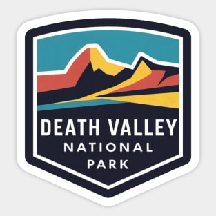 Death Valley National Park Minimalist Emblem Sticker